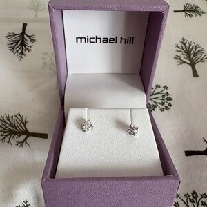 46 carat Diamond Earrings on 14 karat white gold setting